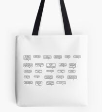 vine reference sticker sheet Tote Bag