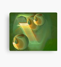 It is all about green Canvas Print