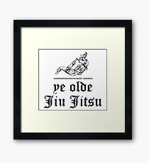 Ye Olde Jiu Jitsu Framed Print