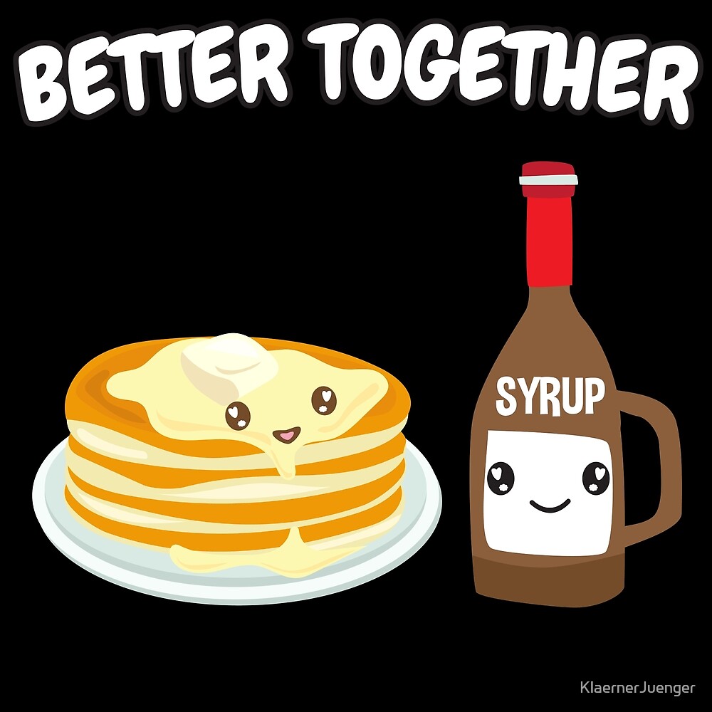 "Pancakes + syrup" by KlaernerJuenger Redbubble