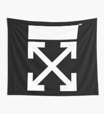 Off-White Classic Arrows (Dark) Wall Tapestry