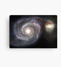 Spiral Galaxy Messier 51 Canvas Print
