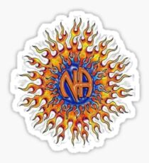 Narcotics Anonymous ~ Fiery Sun Sticker