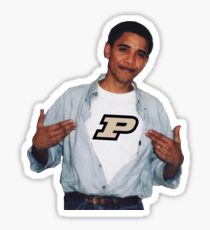 Obama Purdue Sticker