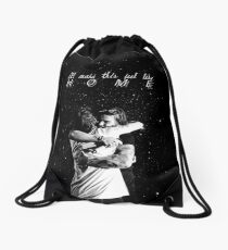 larry stylinson hug Drawstring Bag