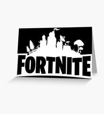 Fortnite cool logo Greeting Card