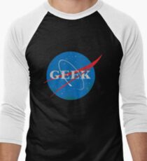 Funny Nasa Geek Parody Men's Baseball ¾ T-Shirt
