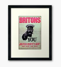recruitment poster Framed Print