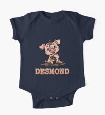 Desmond Piggy One Piece - Short Sleeve