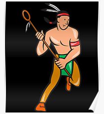 Native American Lacrosse Poster