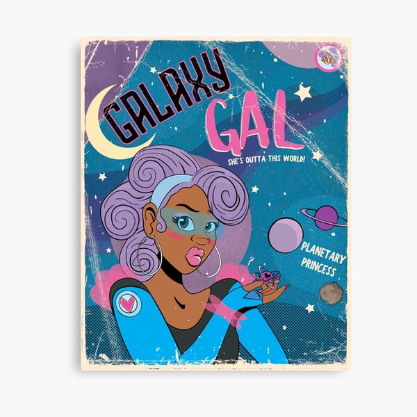 Galaxy Gal Canvas Print