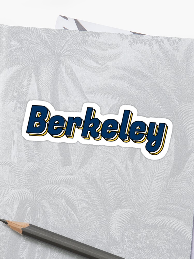 Uc Berkeley Text Logo University Of California Cal Sticker By