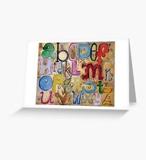 Alphabet Greeting Card