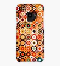Disco style pattern with dots and circles Case/Skin for Samsung Galaxy