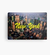 STUNNING! NEW YORK CITY RETRO 1970's Metal Print