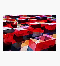 redblocks Photographic Print