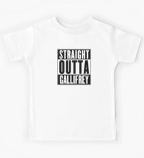 STRAIGHT OUTTA GALLIFREY Kids Tee