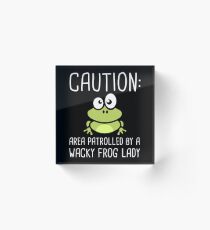 Frog Themed Gifts Acrylic Block