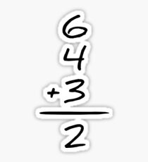 Funny Baseball 6432 Double Play T-Shirt Sticker