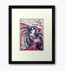 Fan Dance Framed Print