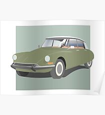 Classic Citroen DS Poster