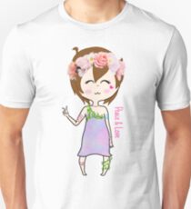 Flower Plur Girl Unisex T-Shirt