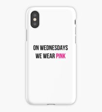 On Wednesdays we wear pink iPhone Case/Skin