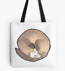 Curled Ferret - Champagne Tote Bag