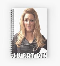 Bad Janet - You Fat Dink Spiral Notebook