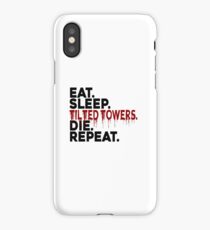 Eat Sleep Tilted Towers v2 iPhone Case/Skin