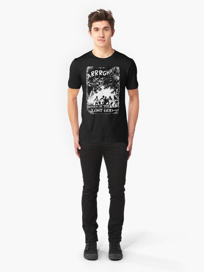 Alternate view of Arrrghh!! a BONES of the LOST GOD t-shirt Slim Fit T-Shirt