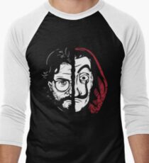 La Casa de Papel Profesor Men's Baseball ¾ T-Shirt
