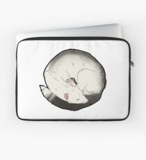 Curled Ferret - Marked White Laptop Sleeve