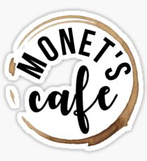Monet’s Cafe Sticker