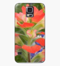 Funda/vinilo para Samsung Galaxy Indian Paintbrush Up Close