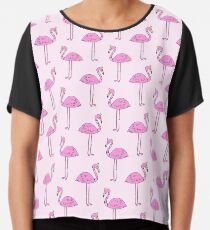 Pink flamingo dreams Chiffon Top
