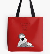 Easy To Be Happy Tote Bag
