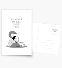 Easy To Be Happy Postcards