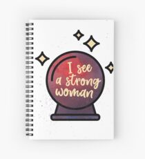 I see a strong woman Spiral Notebook