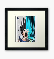Cool Vegeta Blue shirt - Super Saiyan God Vegeta T-shirt or Hoodie - Super Saiyan Dragonball Super, GT DBZ Shirt - Vegeta SSJGB Blue Shirt - Vegeta Blue Hoodie Framed Print