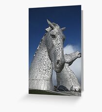The Kelpies (1) Greeting Card