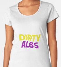 Schmutzige Alben Premium Rundhals-Shirt