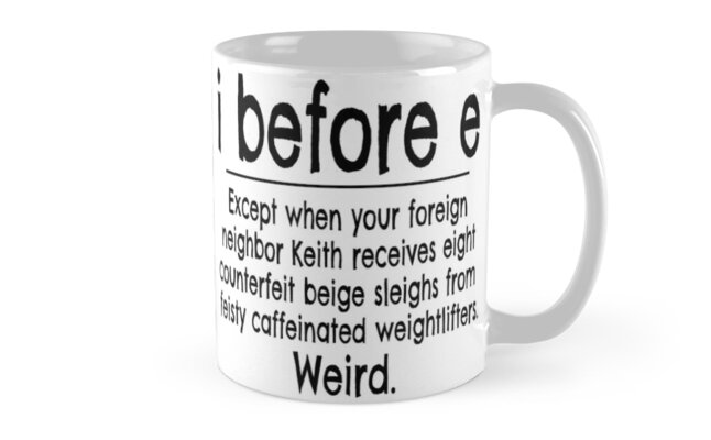 I Before E Except After C Grammar Rule Gift For Teacher Writer i-before-e-except-after-c-grammar-rule-gift-for-teacher-writer