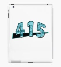 415 area code iPad Case/Skin