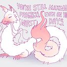 "You're Still Making Progress" Fluff Dragon by thelatestkate