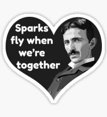 Tesla Love Sticker
