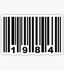 Barcode 1984 Sticker