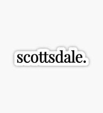 scottsdale. Sticker