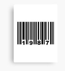 Barcode 1987 Canvas Print