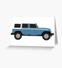 Jeep Greeting Card